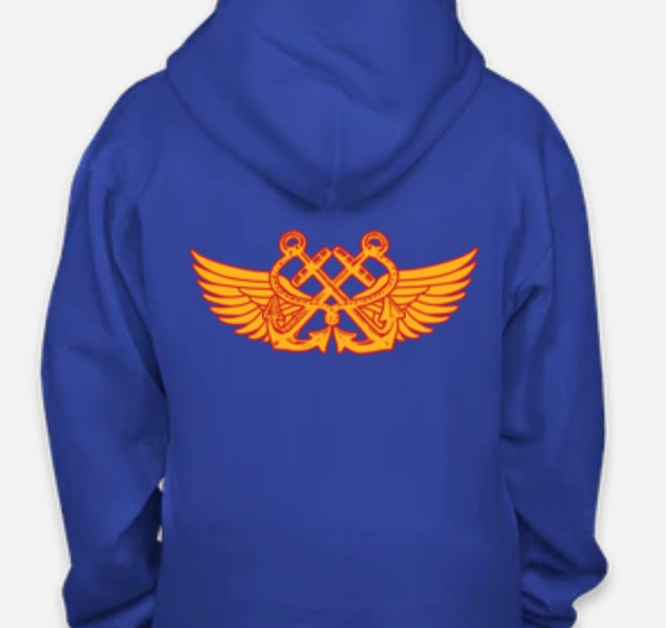 Royal Blue Youth Find Balance Hoodie