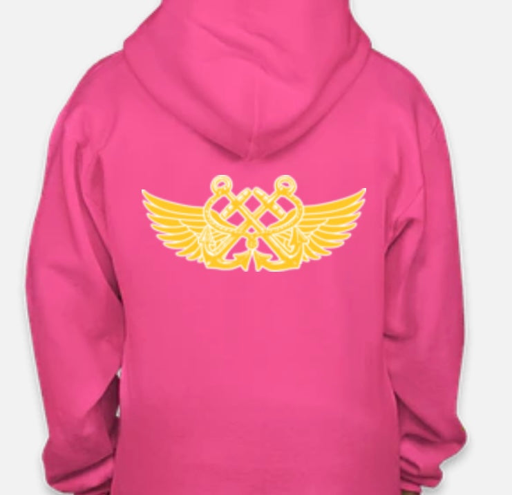 Hot Pink Youth Find Balance Hoodie